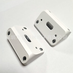 Pièces en aluminium irrégulières sur mesure, anodisées, peintes en blanc, connecteurs en alliage d'aluminium FDL 01 - Product Image 2