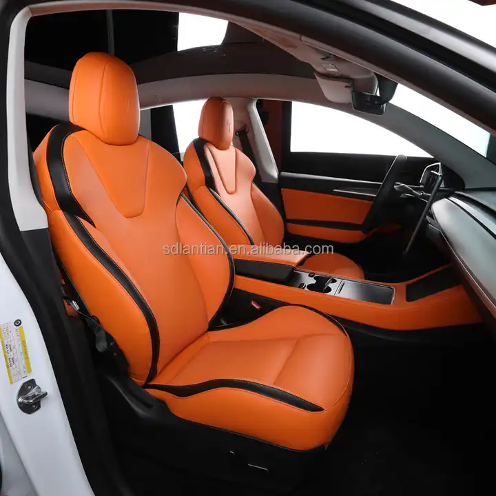 Source Housse de protection en cuir pour climatisation de voiture,  couvre-siège pour véhicule de luxe, Tesla modèle 3 X Model Y, avec fonction  de refroidissement on m.alibaba.com
