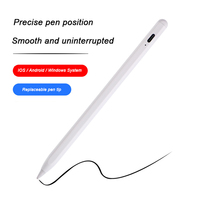 Lápiz Óptico Universal Activo Capacitivo Ruidian con Logotipo Personalizado, Plástico y Aleación de Aluminio, Punta Magnética Reemplazable, Sensor de Inclinación