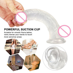 Juguete de Masturbación Pene de Simulación de PVC Suave Tamaño Grande 10 Colores Dildos Realistas Artificiales para Mujer - Product Image 3