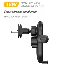 Nouveau <span class=keywords><strong>chargeur</strong></span> de <span class=keywords><strong>voiture</strong></span> sans fil à charge rapide 66W, support de téléphone intelligent à <span class=keywords><strong>induction</strong></span> pour grille d'aération, compatible iPhone Samsung <span class=keywords><strong>Huawei</strong></span> Xiaomi, accessoires auto - Product Image 2