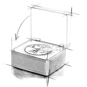 <span class=keywords><strong>Lecteur</strong></span> <span class=keywords><strong>CD</strong></span> rétro en bois avec son HIFI 3D, haut-parleurs stéréo 5Wx2, interface <span class=keywords><strong>audio</strong></span> 3,5 mm pour l'écoute <span class=keywords><strong>audio</strong></span> à domicile - Product Image 4