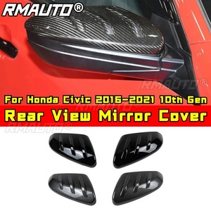 ฝาครอบกระจกมองข้างรถยนต์ ป้องกันรอยขีดข่วน สำหรับ Honda Civic 2016-2021 รุ่นที่ 10 ชุดแต่งรถยนต์ อุปกรณ์ตกแต่งรถยนต์ - Product Image 2