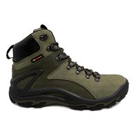 Chaussures de sécurité unisexes MaxiTough, randonnée, industrielles, en acier, imperméables, en cuir nubuck, OEM/ODM, lacets, protection des pieds pour les travailleurs d'usine