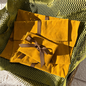 Bolsas de Embalaje de Regalo Personalizadas de Terciopelo de Doble Cara, a Prueba de Polvo, Portátiles, para Guardar Ropa - Product Image 5