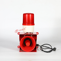 Alarme sonore et visuelle industrielle à LED haute luminosité 130 dB, étanche IP54, sirène stroboscopique de sécurité d'urgence robuste