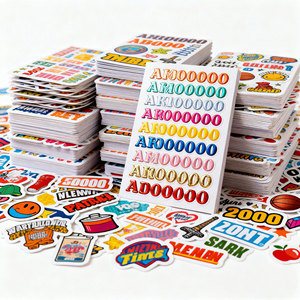 Vinilo letras del alfabeto pegatinas holográficas autoadhesivas DIY hojas adhesivas impermeables - Product Image 3