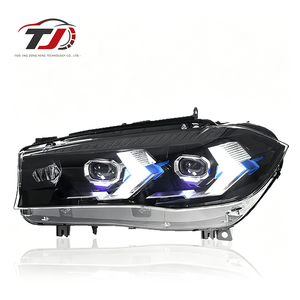 Para X5-F15 2014-2018, Conjunto de Luces LED de Circulación Diurna y Señal de Giro, Nuevo Tipo de Faro Modificado para Parachoques, 1 Año de Garantía, 4000 Lm, 3000K - Product Image 3