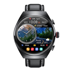 Smart Watch Leather Band with Earbuds 2 in 1 Headphones and Smartwatch Fitness Tracker with Heart Rate Monitor - Product Image 2