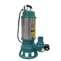 Pompe submersible à découpe d'eaux usées triphasée de 370 W, 1,5 pouce, 6 m/h, 8 m, OEM personnalisable, 2 CV, industrie automobile, eau propre