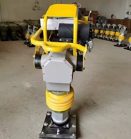 Compacteur à chocs Lingxing Power Jumping Jack 70 kg 3000 W pour la construction de canalisations et le remblaiement, poignée ergonomique, haute efficacité, ISO