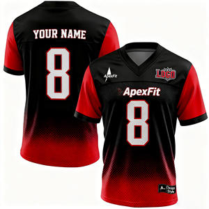 Uniformes de Fútbol Americano Sublimados Elegantes 2025 con Personalización Completa y Camisetas de Rugby Bordadas para Equipos - Product Image 1