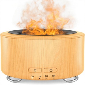 Diffuseur d'huiles essentielles Emochies pour bureau, hôtel, maison, humidificateur, 9 couleurs, lumière LED nocturne, faible <span class=keywords><strong>bruit</strong></span> 30 dB, fonction <span class=keywords><strong>de</strong></span> minuterie, citron - Product Image 4