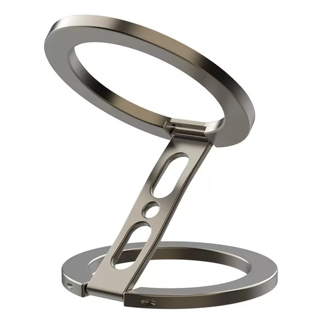Double-sided Magnetic for Zinc Alloy Anti-shake for for Compatible Phone Holder Metal Tri-fold Multi-function Holder