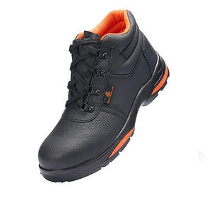 حذاء سيمبا إس3 من سلسلة تايجر، حذاء أمان متوسط الارتفاع باللون الأسود، مقاوم للصدمات والثقب، مع مادة قماشية علوية - Product Image 4