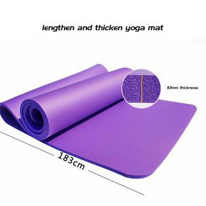 Tapete de Yoga Ecológico para Ejercicio y <span class=keywords><strong>Fitness</strong></span>, Extra Grueso, Antideslizante, de NBR - Product Image 2