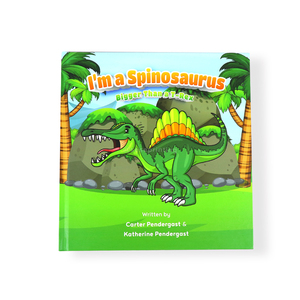 Libro Infantil <span class=keywords><strong>de</strong></span> Tapa Dura Cosido a Medida con Ilustraciones <span class=keywords><strong>de</strong></span> <span class=keywords><strong>Dinosaurios</strong></span>, Impresión <span class=keywords><strong>de</strong></span> la Historia del Espinosaurio, Fabricante <span class=keywords><strong>de</strong></span> Libros Educativos para Niños - Product Image 6