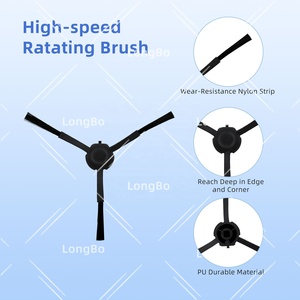 Brosse à rouleau Brosse latérale Filtre HEPA Chiffon de vadrouille Sac à poussière compatible les pièces de <span class=keywords><strong>Dreame</strong></span> <span class=keywords><strong>D10S</strong></span> Plus - Product Image 3