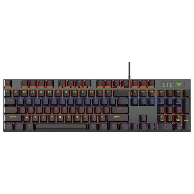 Wired RGB Mechanical Fps Pro Full Size 104 Keys RGB USB Gamer Keyboard for Desktop Use CMK-2544