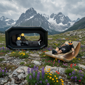 Customized Outdoor Luxury <strong>Safari</strong> Glamping Waterproof Breathable Oxford PVC Yurt Tent - Product Image 1