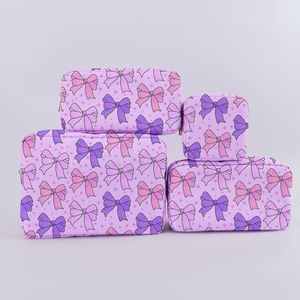 Pochette cosmétique personnalisable DIY en nylon grande capacité, écologique, portable, imperméable avec fermeture éclair pour sacs à main pour femmes - Product Image 2