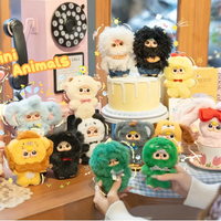 100% Authentique Original Baby Three Mini Animal World Boîte Mystère Authentique de Figurines en Peluche Mignonnes et Tendance, Jouets, Ornements, Cadeaux
