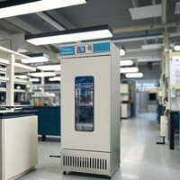 Incubateur biochimique basse température 186L avec contrôle par micro-ordinateur, écran LCD et chambre en acier inoxydable