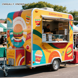 OEM Custom Small Pink Fully Equipped Snack Machines Coffee Trailer Mobile Remolques Bakery Food Truck - Product Image 4