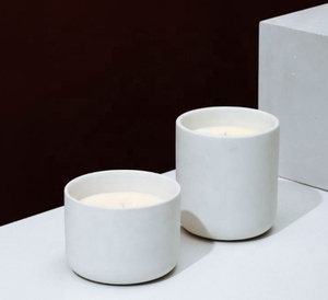 Nordic Style Home Decor Luxury Custom Printed Colorful <b>Empty</b> Ceramic Glass Candle <b>Jar</b> for Wedding - Product Image 1