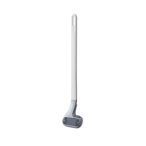 Brosse de toilette en caoutchouc souple, brosse de toilette murale pour la maison, brosse de nettoyage multifonctionnelle pour les toilettes - Product Image 5