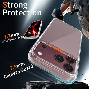 เคสใสคุณภาพสูงสำหรับ iPhone 18 17 Pro Max หนา 2.0 มม. ป้องกันรอยขีดข่วน ป้องกันเหลือง ป้องกันแรงกระแทก เคสโทรศัพท์มือถือแบบกำหนดเองได้ - Product Image 5