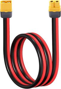 10AWG 12AWG macho para fêmea cabo adaptador de extensão do conector XT60 XT60H para painel solar de estação de energia de bateria RC - Product Image 3