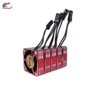 Fengheng 1/10 1/<span class=keywords><strong>8</strong></span> rojo 1/12 + púrpura de aluminio 30x30x10mm 30mm RC ESC ventilador dc 5v 6v 7v <span class=keywords><strong>8</strong></span>,4 v 9v 12v 24v - Product Image 1