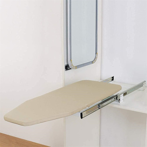 HNOSS Planche à <span class=keywords><strong>repasser</strong></span> rétractable en bois pour placard Planche à <span class=keywords><strong>repasser</strong></span> murale réglable et pliante - Product Image 6