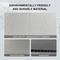 Abri de jardin moderne en aluminium durable, 3x5 pieds, à faible coût, personnalisable, imperméable, pour rangement extérieur, facile à assembler