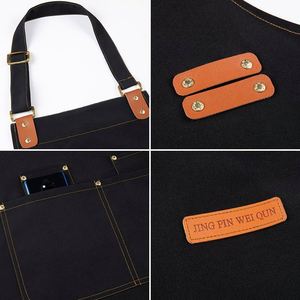 Tabliers de cuisine pour femmes, réglables, pour la restauration, uniforme de restaurant, tablier personnalisé avec logo - Product Image 2