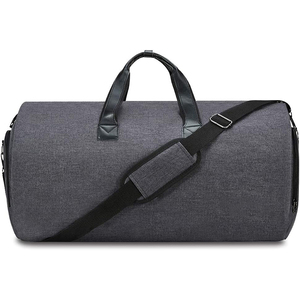 Muestra Gratuita, Bolsa de Viaje de Fin de Semana Vintage al por Mayor, Diseño para Hombre y Mujer, Bolsa de Lona con Compartimento para Zapatos - Product Image 1