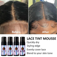 Mousse Teintante ODM en Gros pour Perruques et Frontaux, Mousse Teintante pour Dentelle 100ML, Teinture Permanente à Séchage Rapide