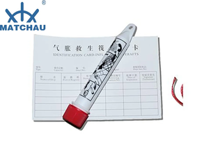 Tube d'identification pour radeau <span class=keywords><strong>de</strong></span> sauvetage MATCHAU avec cordon, tube <span class=keywords><strong>de</strong></span> marquage pour radeau <span class=keywords><strong>de</strong></span> sauvetage, pour le service et <span class=keywords><strong>la</strong></span> signalisation des radeaux <span class=keywords><strong>de</strong></span> sauvetage - Product Image 3