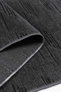 Alfombra de Chenilla a Rayas Color Antracita Mira, Venta al por Mayor, 7mm, Lavable, Antideslizante, de Poliéster y Algodón, de Pelo Corto, Ecológica, Apta para Mascotas - Product Image 5