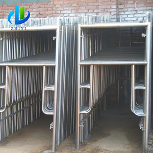 Châu Âu khung giàn giáo bộ phận thép di động gấp mạ kẽm + di động + giàn giáo + Khung tự động layher mặt tiền khung giàn giáo - Product Image 4