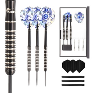 Juego de Dardos de Tungsteno Ágiles y Duraderos Personalizados en Español, Dardos Afilados para Sala de Juegos - Product Image 1