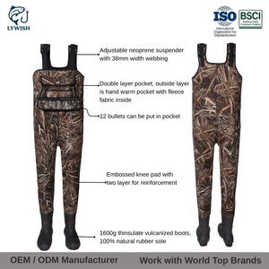 Cuissardes classiques sur mesure Camo Waterfowl Waders néoprène canard chasse Waders pêche <span class=keywords><strong>Wader</strong></span> engins de pêche pour adultes - Product Image 2