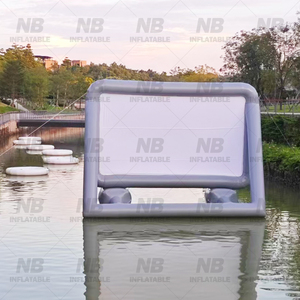Pantalla Inflable de PVC Impermeable para Exteriores Personalizada, Proyector Portátil para Cine en el Agua, Pantalla Inflable Flotante para Exteriores - Product Image 4