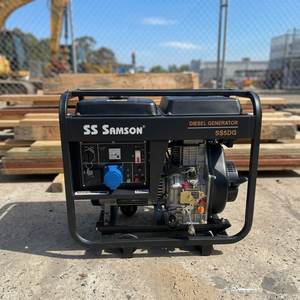 เครื่องกำเนิดไฟฟ้าดีเซล SS SAMSON 5KW ระดับอุตสาหกรรม 240V 50Hz สตาร์ทด้วยระบบไฟฟ้า โครงเปิดแบบพกพา ระบบระบายความร้อนด้วยอากาศ - Product Image 5