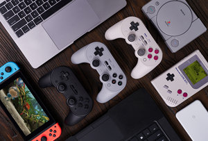 8Bitdo Pro <span class=keywords><strong>2</strong></span> BT controlador inalámbrico gamepad para interruptor <span class=keywords><strong>PC</strong></span> macOS Android de vapor y Raspberry Pi (G clásico edición) joystick - Product Image 5