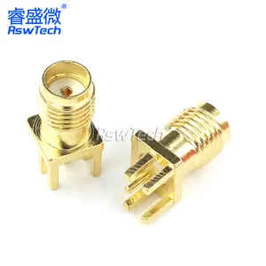 Electronic Components Suppliers Metal Parts Connectors Antenna Base Station RF Antenna Bnc Connector Coaxial Wifi Connector