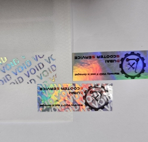 Fabricante de China adhesivo personalizado impermeable vacío pegatina holograma - Product Image 1