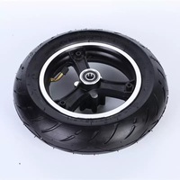 Pneu en caoutchouc tubeless de 10 pouces 80/65-6 avec moyeu de roue en aluminium à frein à disque à 6 trous pour trottinette d'équilibre et trottinette électrique