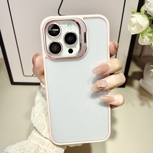 Роскошный прозрачный чехол-подставка для телефона с магнитным креплением и держателем для объектива для iPhone 17 Pro 16 15 14 13 12 11 - Product Image 3